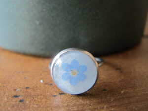 Bague Myosotis – Intemporelle argentée