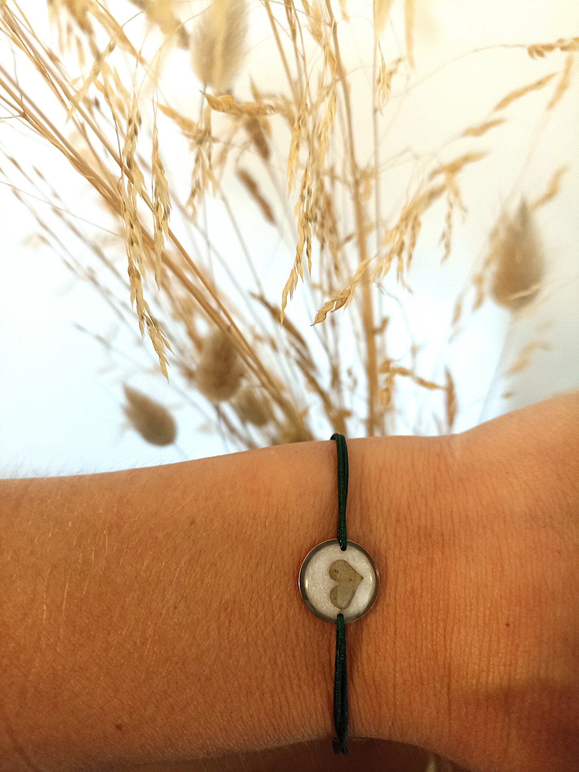 Bracelet vert - Feuille de trèfle – Image 2