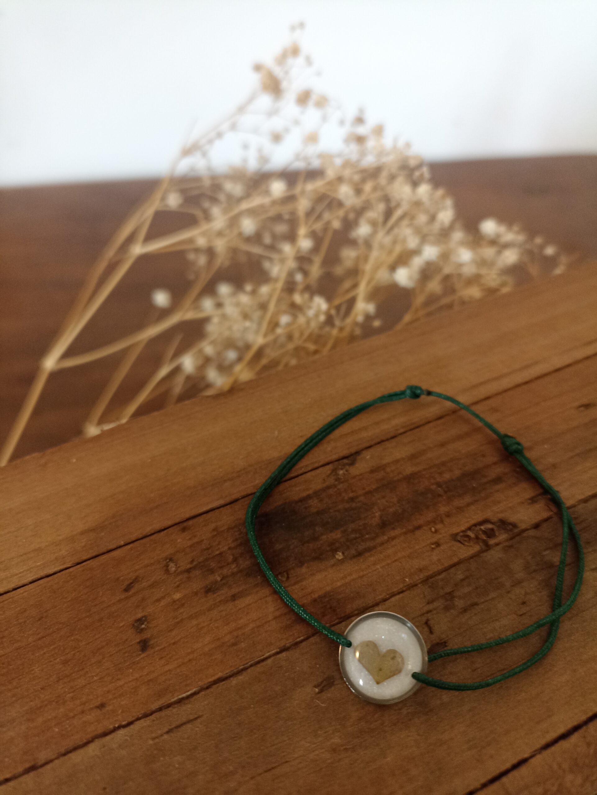 Bracelet vert - Feuille de trèfle – Image 3