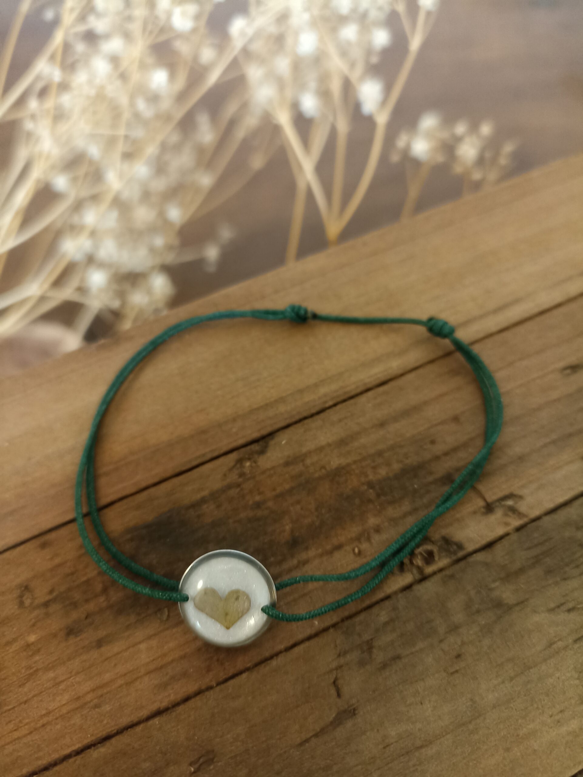Bracelet vert - Feuille de trèfle – Image 4