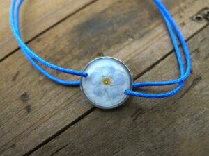 Bracelet bleu – Myosotis