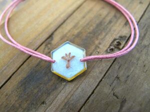 Bracelet rose- valériane