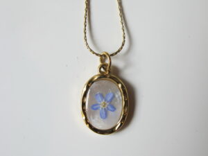 Vintage ovale - Myosotis